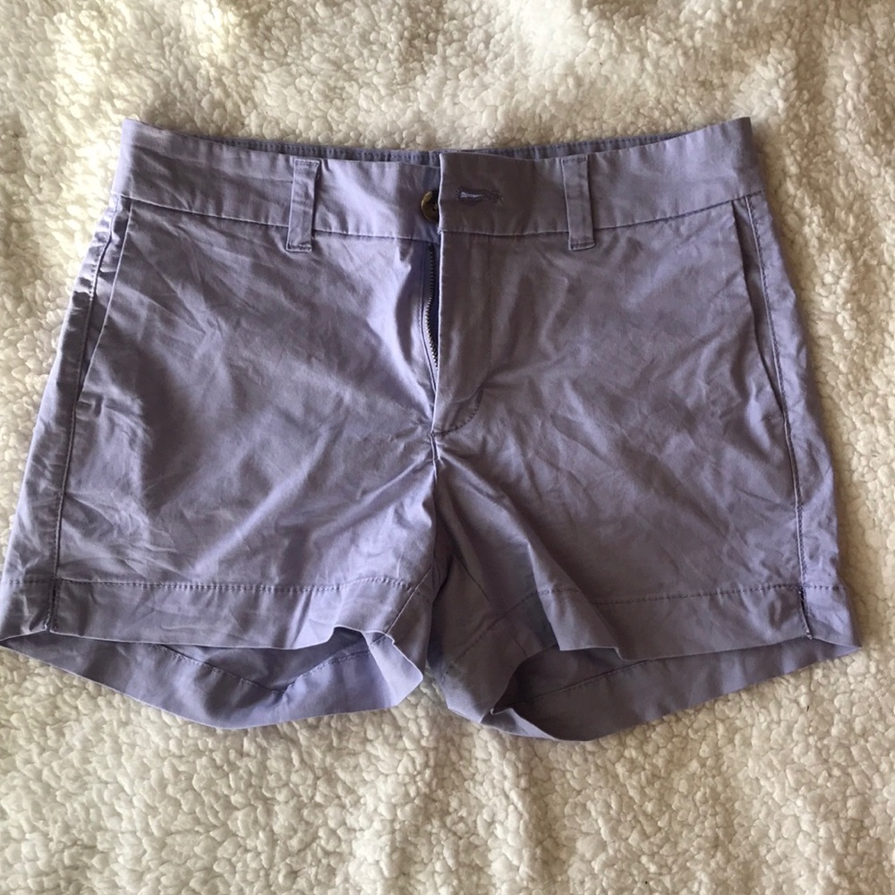 Purple Cotton Shorts
